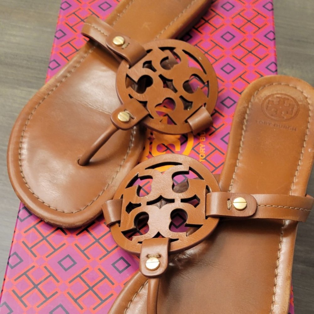 Tory  Burch Miller Sandal - Vintage Vachetta